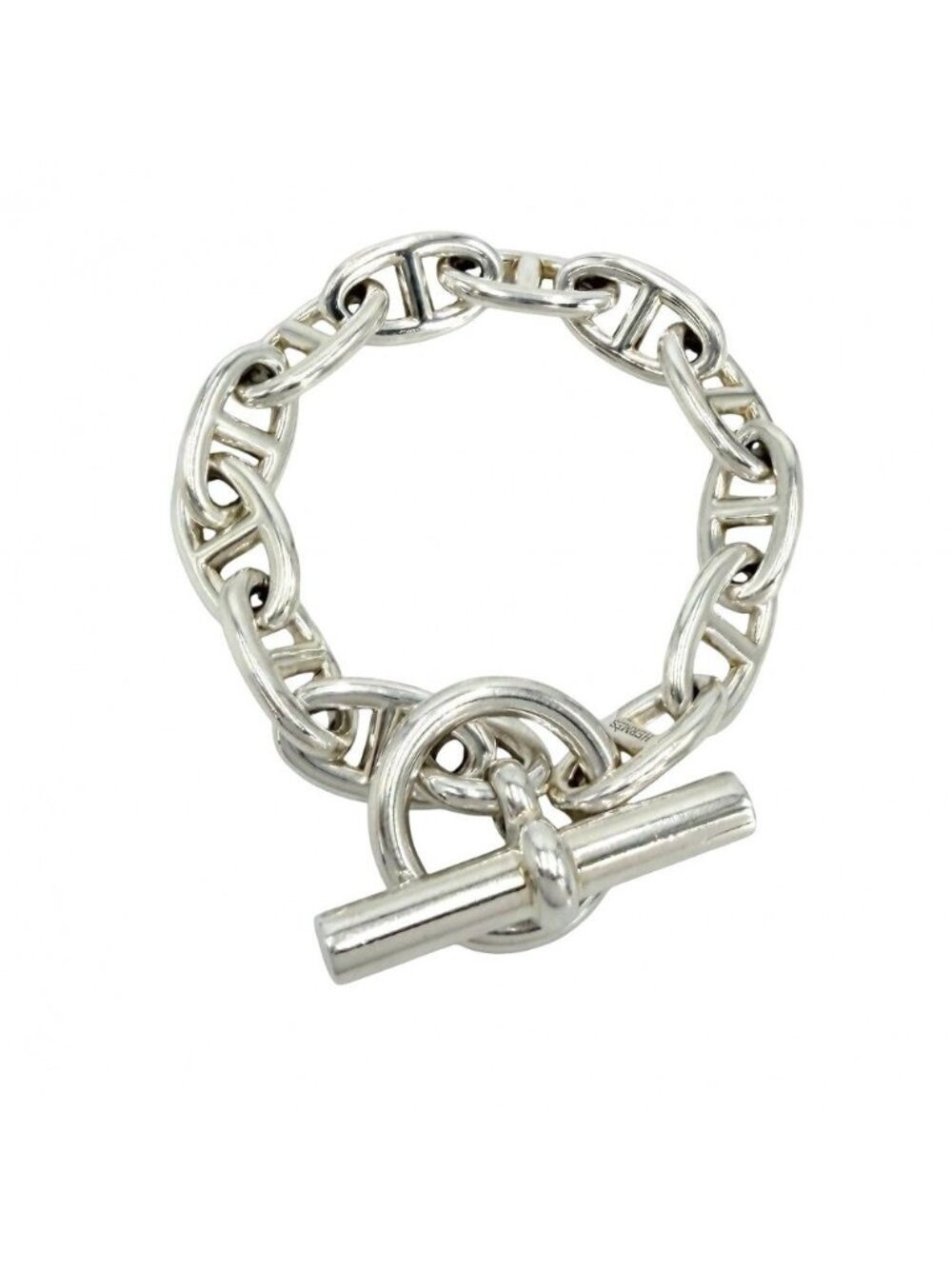 Hermes Bracelet Chaine D'ancre GM 925 Sterling Silver
